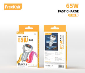 Автомобильное зарядное устройство FreeKnit KT-082 65W