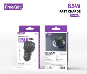 Автомобильное зарядное устройство FreeKnit KT-056 65W