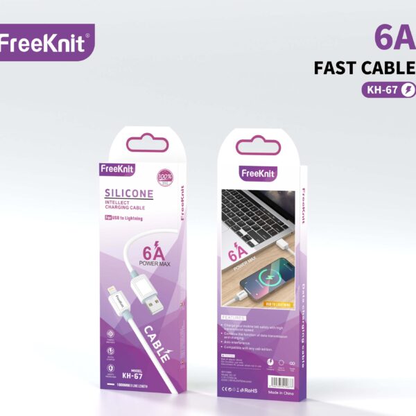 Кабель для зарядки FreeKnit KH-67-L 6А