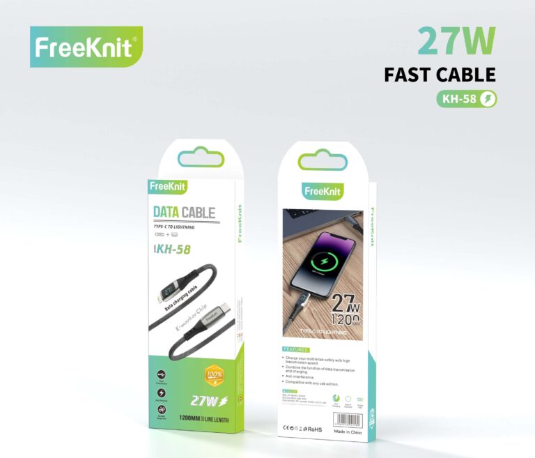 Кабель для зарядки FreeKnit KH-58 27W