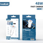 Автомобильное зарядное устройство FreeKnit KT-048 48W