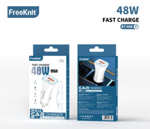 Автомобильное зарядное устройство FreeKnit KT-048 48W